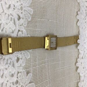 Skagen Gold-Tone Mesh Strap Watch